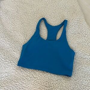 Paragon blue sports bra